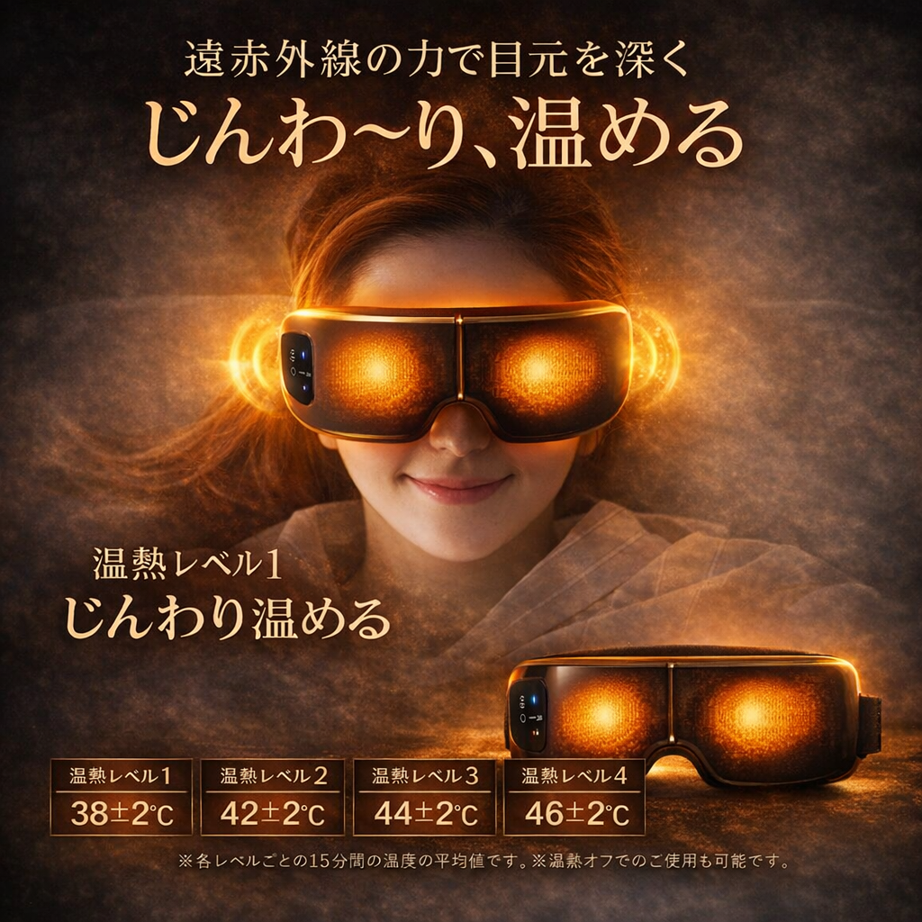 【100名様限定　30％OFF】　RELUXA　スマートアイマスク　Bluetooth付き